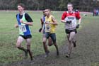 Michael Vennard (Vale Royal) leads 59 Matthew Shirling (Liverpool Harriers), 45 Tesfaye Debele (Leeds) and eventual winner 21 Calum Johnson (Gateshead) during the under-20 mens Northern Cross Country Champs, Knowsley Safari Park. Photo: David T. Hewitson/Sports for All Pics